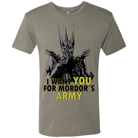 T-Shirts Venetian Grey / Small Mordors army Men's Triblend T-Shirt