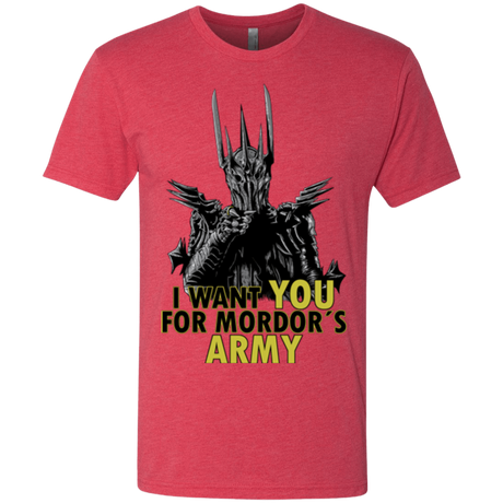 T-Shirts Vintage Red / Small Mordors army Men's Triblend T-Shirt