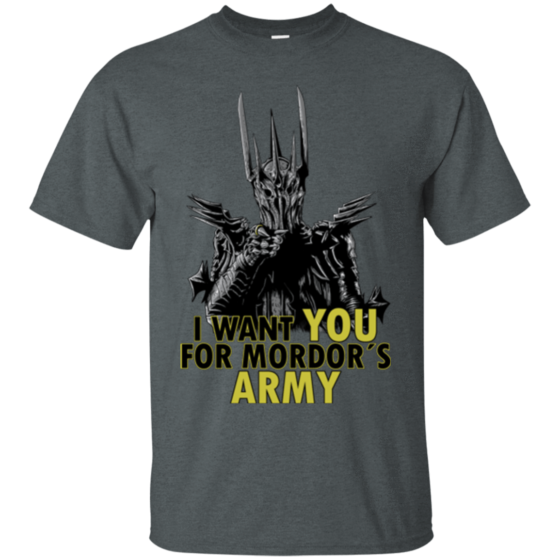 T-Shirts Dark Heather / Small Mordors army T-Shirt