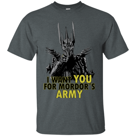 T-Shirts Dark Heather / Small Mordors army T-Shirt