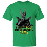 T-Shirts Irish Green / Small Mordors army T-Shirt