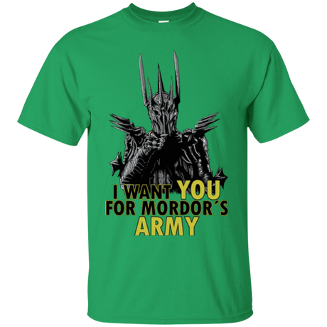 T-Shirts Irish Green / Small Mordors army T-Shirt