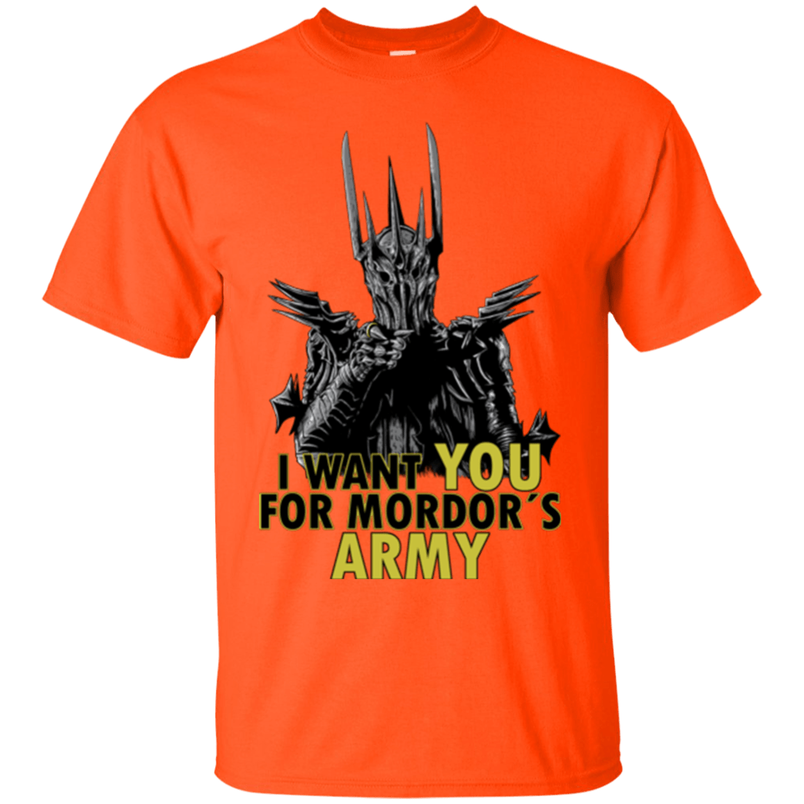 T-Shirts Orange / Small Mordors army T-Shirt