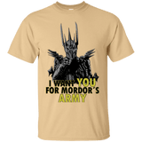 T-Shirts Vegas Gold / Small Mordors army T-Shirt