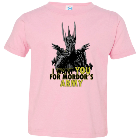 T-Shirts Pink / 2T Mordors army Toddler Premium T-Shirt