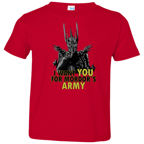 T-Shirts Red / 2T Mordors army Toddler Premium T-Shirt