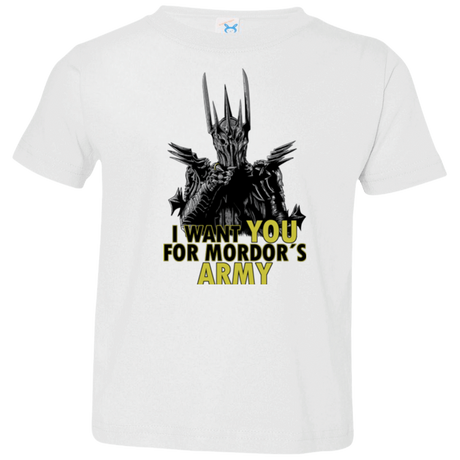 T-Shirts White / 2T Mordors army Toddler Premium T-Shirt