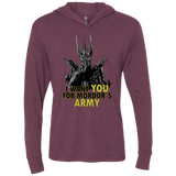 T-Shirts Mordors army Triblend Long Sleeve Hoodie Tee