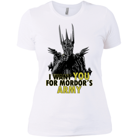 T-Shirts White / X-Small Mordors army Women's Premium T-Shirt