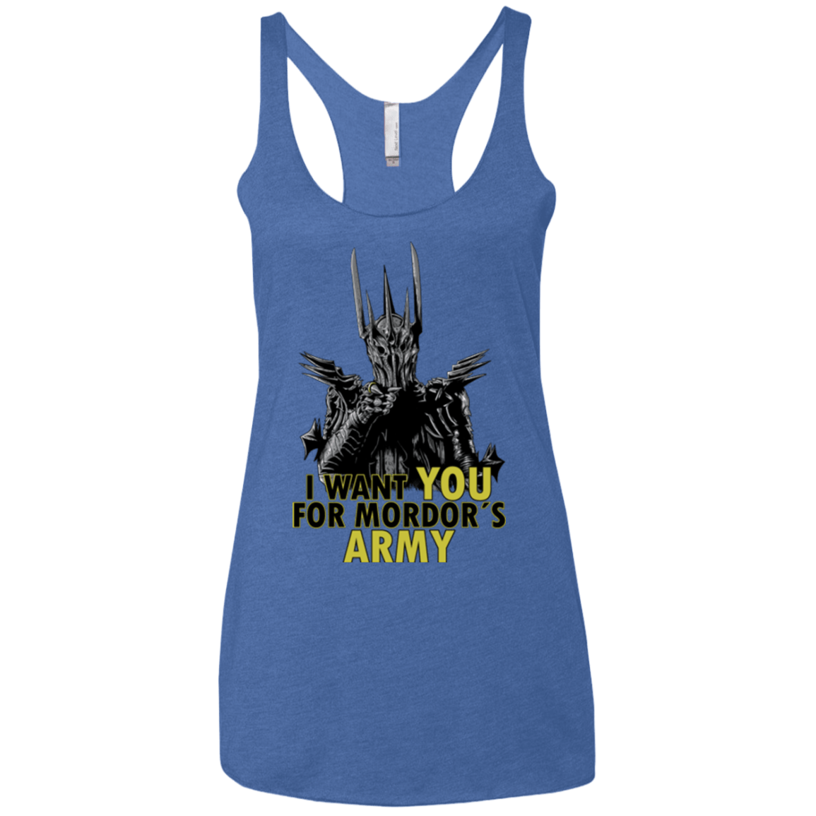 T-Shirts Vintage Royal / X-Small Mordors army Women's Triblend Racerback Tank