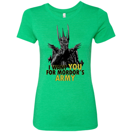 T-Shirts Envy / Small Mordors army Women's Triblend T-Shirt