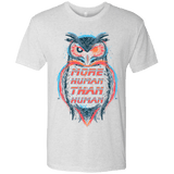 T-Shirts Heather White / Small More Human than Human Men's Triblend T-Shirt