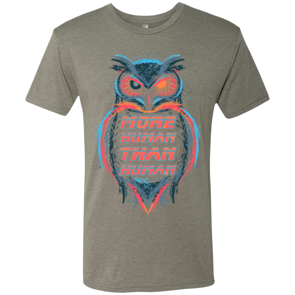 T-Shirts Venetian Grey / Small More Human than Human Men's Triblend T-Shirt
