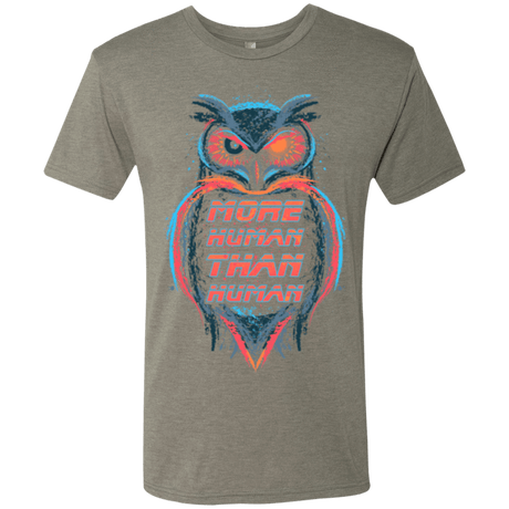 T-Shirts Venetian Grey / Small More Human than Human Men's Triblend T-Shirt