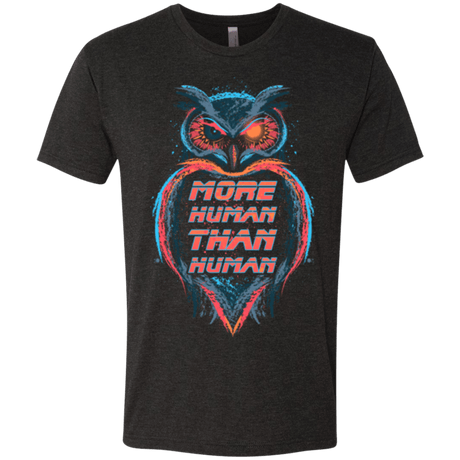 T-Shirts Vintage Black / Small More Human than Human Men's Triblend T-Shirt