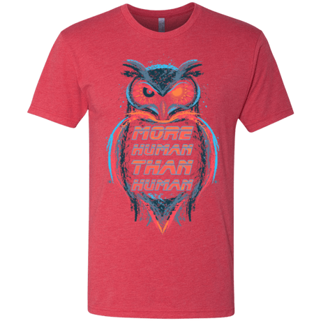 T-Shirts Vintage Red / Small More Human than Human Men's Triblend T-Shirt