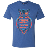 T-Shirts Vintage Royal / Small More Human than Human Men's Triblend T-Shirt