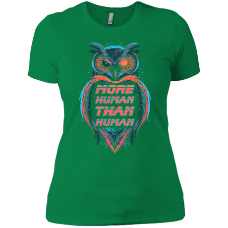 T-Shirts Kelly Green / X-Small More Human than Human Women's Premium T-Shirt