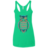 T-Shirts Envy / X-Small More Human than Human Women's Triblend Racerback Tank