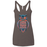 T-Shirts Macchiato / X-Small More Human than Human Women's Triblend Racerback Tank