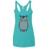 T-Shirts Tahiti Blue / X-Small More Human than Human Women's Triblend Racerback Tank