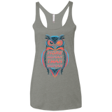 T-Shirts Venetian Grey / X-Small More Human than Human Women's Triblend Racerback Tank