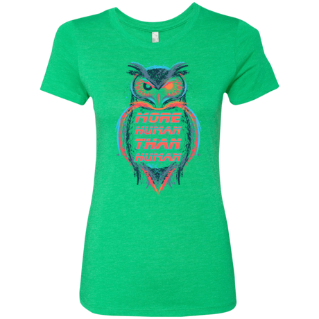 T-Shirts Envy / Small More Human than Human Women's Triblend T-Shirt