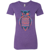 T-Shirts Purple Rush / Small More Human than Human Women's Triblend T-Shirt