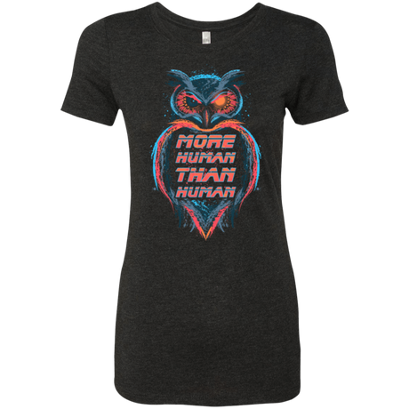 T-Shirts Vintage Black / Small More Human than Human Women's Triblend T-Shirt