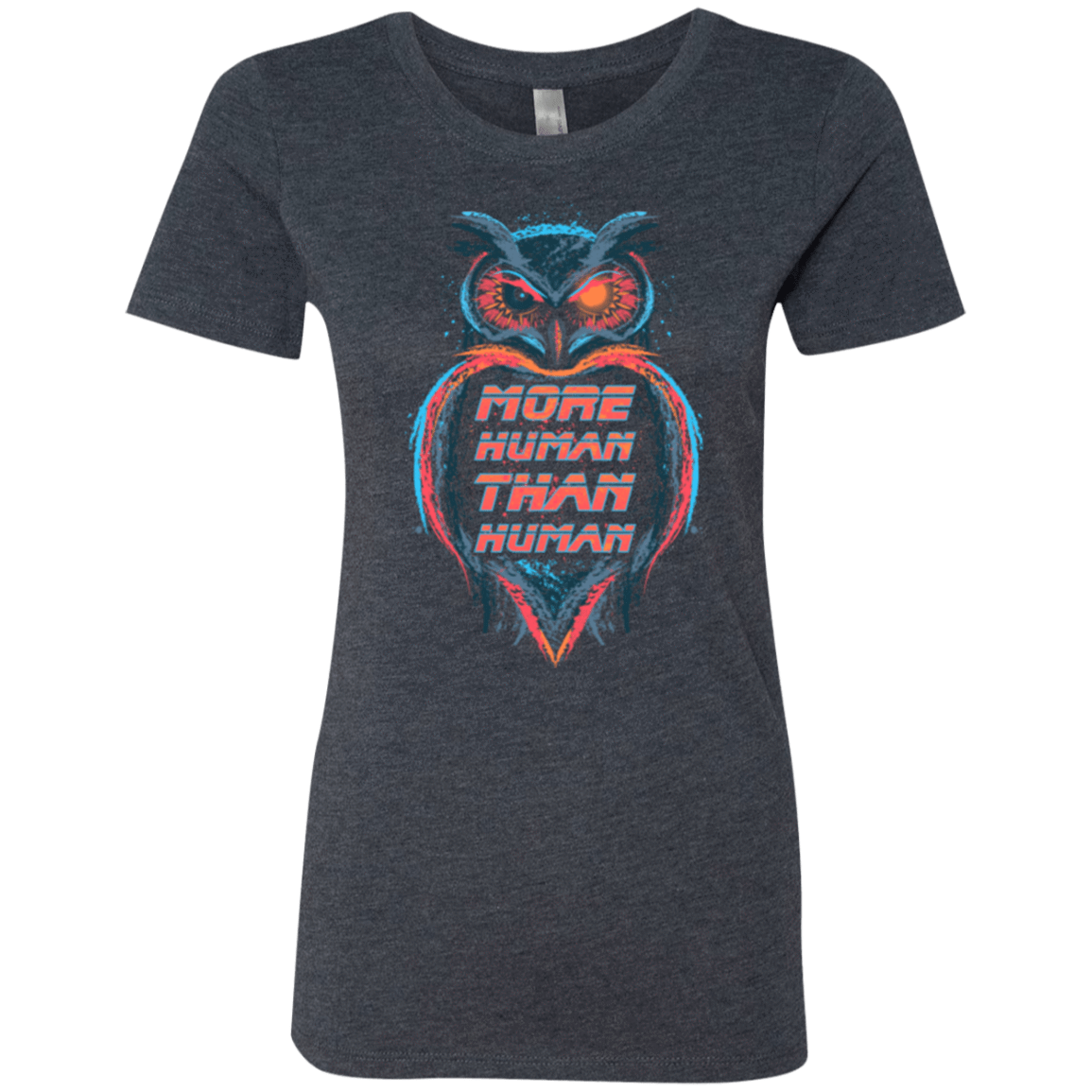 T-Shirts Vintage Navy / Small More Human than Human Women's Triblend T-Shirt