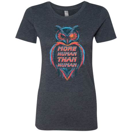 T-Shirts Vintage Navy / Small More Human than Human Women's Triblend T-Shirt