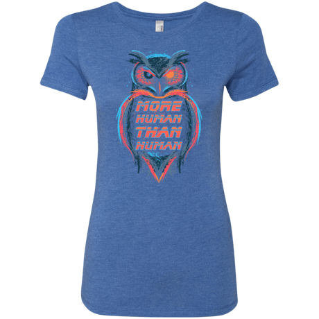 T-Shirts Vintage Royal / Small More Human than Human Women's Triblend T-Shirt