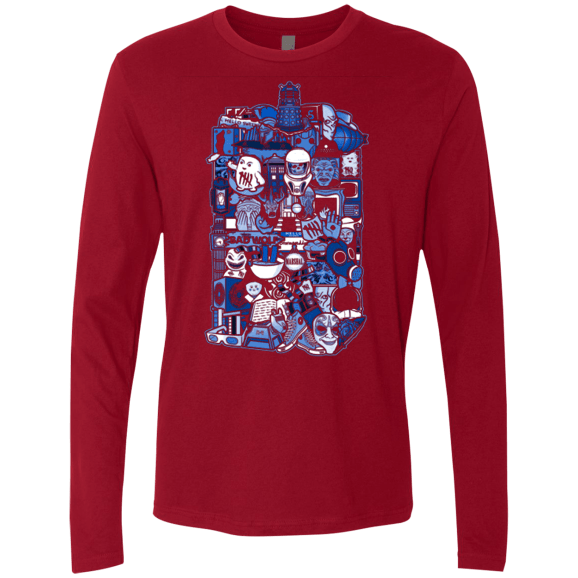 T-Shirts Cardinal / Small More On The Inside Men's Premium Long Sleeve