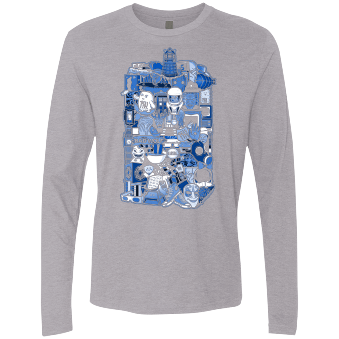 T-Shirts Heather Grey / Small More On The Inside Men's Premium Long Sleeve