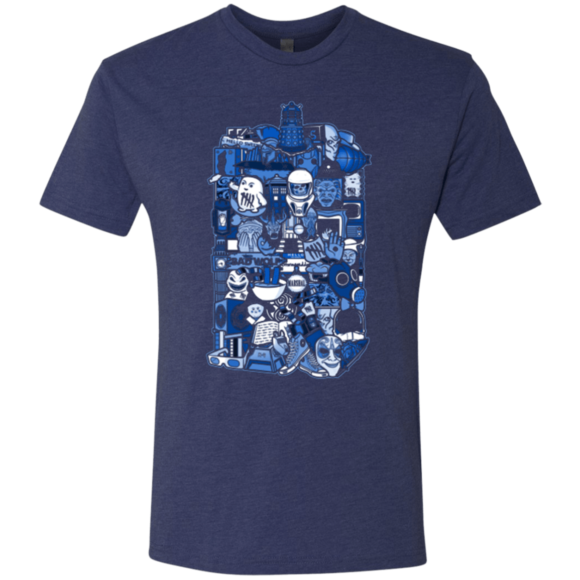 T-Shirts Vintage Navy / Small More On The Inside Men's Triblend T-Shirt