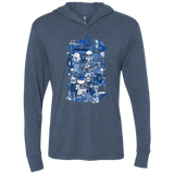 T-Shirts Indigo / X-Small More On The Inside Triblend Long Sleeve Hoodie Tee