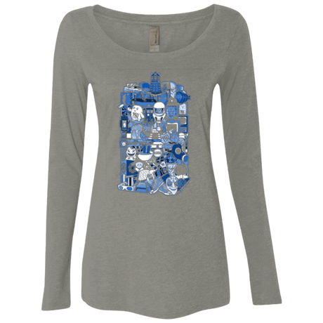 T-Shirts Venetian Grey / Small More On The Inside Women's Triblend Long Sleeve Shirt