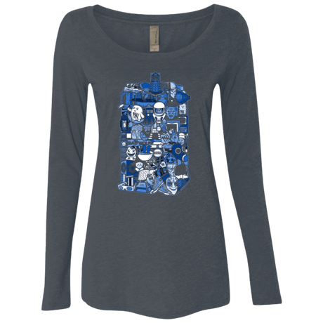 T-Shirts Vintage Navy / Small More On The Inside Women's Triblend Long Sleeve Shirt