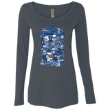 T-Shirts Vintage Navy / Small More On The Inside Women's Triblend Long Sleeve Shirt