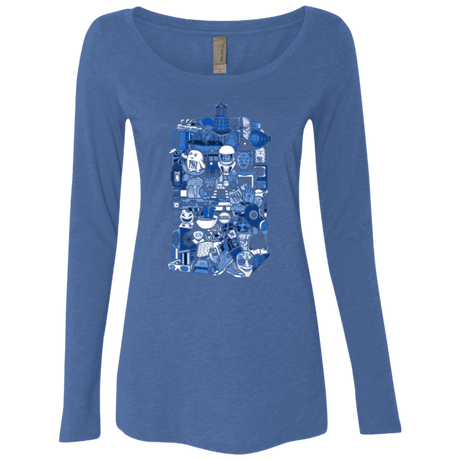 T-Shirts Vintage Royal / Small More On The Inside Women's Triblend Long Sleeve Shirt