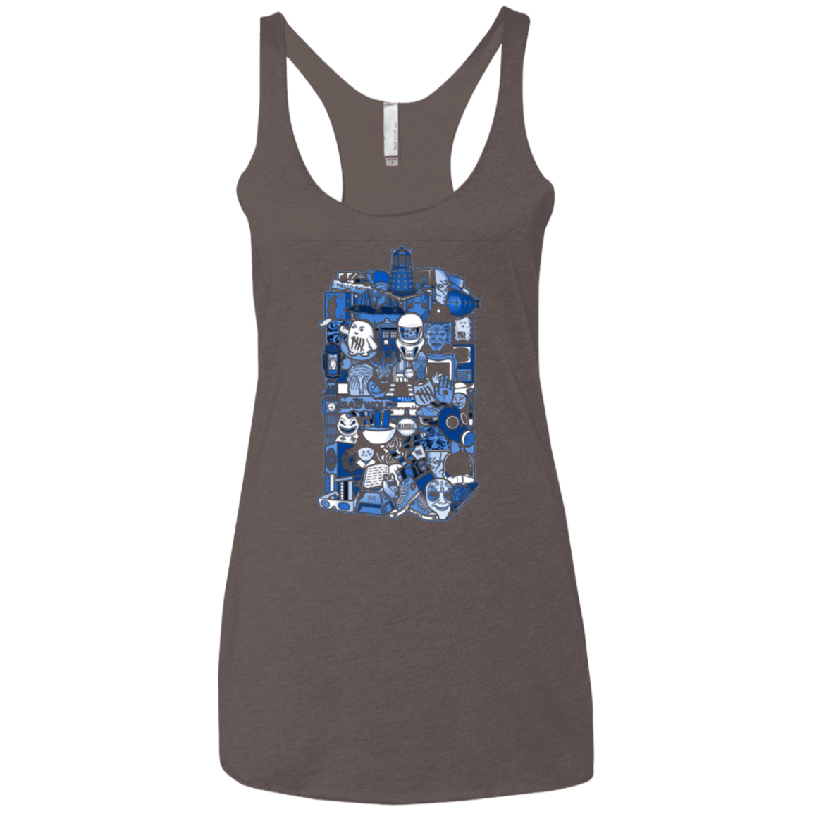 T-Shirts Macchiato / X-Small More On The Inside Women's Triblend Racerback Tank