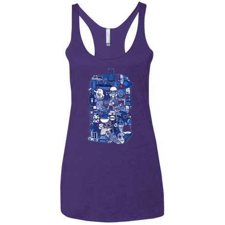 T-Shirts Purple / X-Small More On The Inside Women's Triblend Racerback Tank