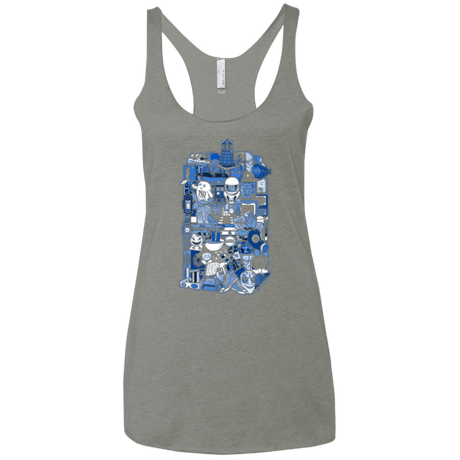 T-Shirts Venetian Grey / X-Small More On The Inside Women's Triblend Racerback Tank