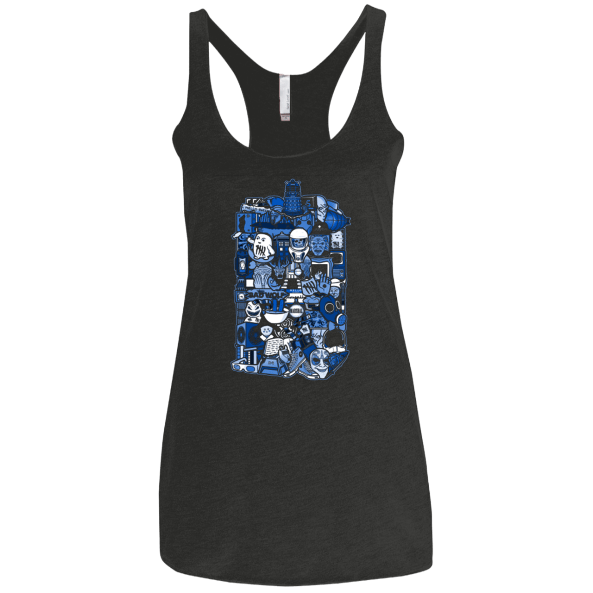T-Shirts Vintage Black / X-Small More On The Inside Women's Triblend Racerback Tank
