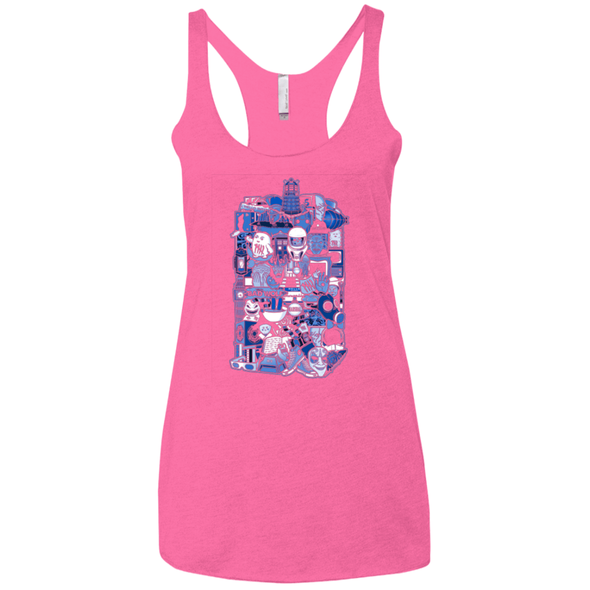 T-Shirts Vintage Pink / X-Small More On The Inside Women's Triblend Racerback Tank