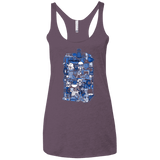 T-Shirts Vintage Purple / X-Small More On The Inside Women's Triblend Racerback Tank