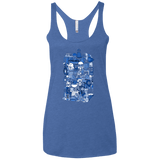 T-Shirts Vintage Royal / X-Small More On The Inside Women's Triblend Racerback Tank