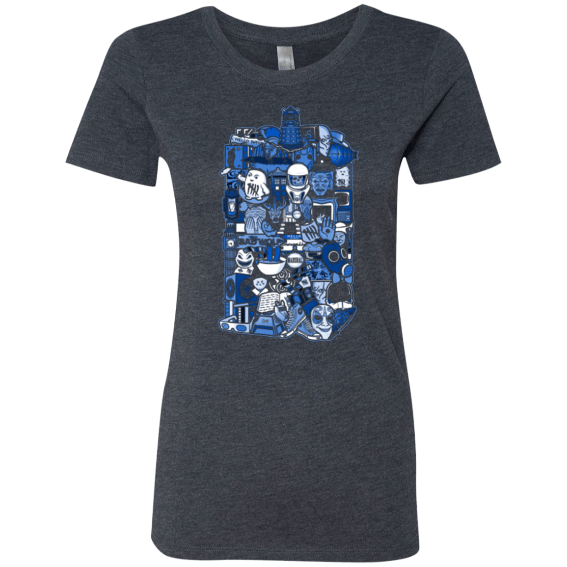 T-Shirts Vintage Navy / Small More On The Inside Women's Triblend T-Shirt