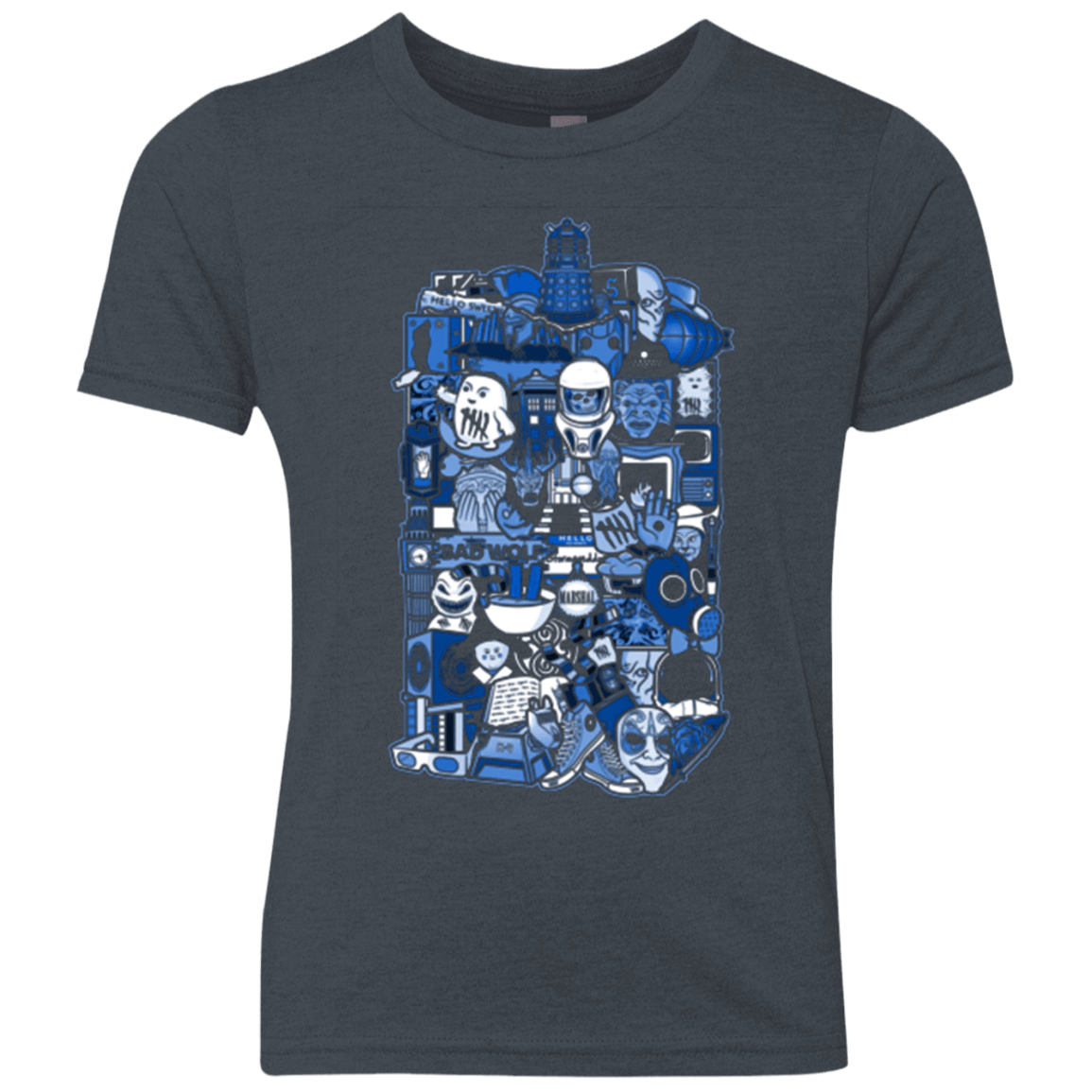 T-Shirts Vintage Navy / YXS More On The Inside Youth Triblend T-Shirt