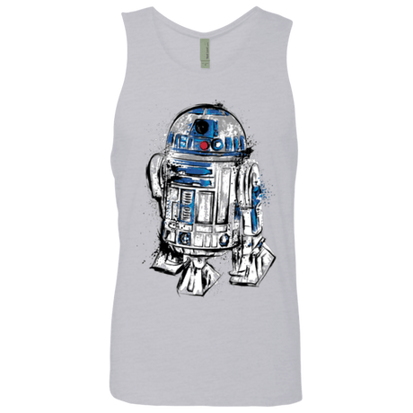 T-Shirts Heather Grey / Small More than a droid Men's Premium Tank Top
